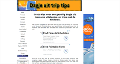 Desktop Screenshot of dagje-uit-trip-tips.com