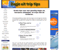 Tablet Screenshot of dagje-uit-trip-tips.com